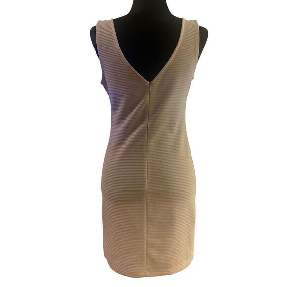 Forever 21 White Ribbed Sleeveless Mini Bodycon Dress Size Large - Picture 4 of 12